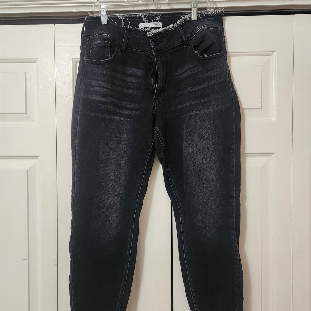 KanCan Women's Dark Gray Skinny Jeans